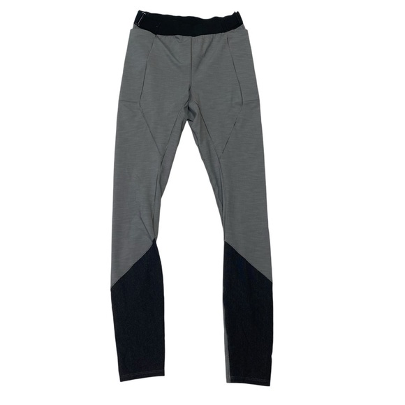 Lululemon The Lab Women’s Tights Leggings Size 4 Gray / Black - Picture 1 of 10